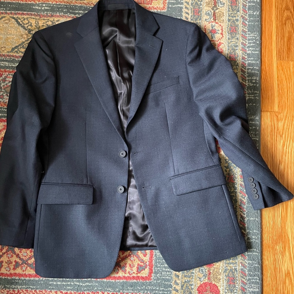 Calvin Klein Dark Navy Blazer 40s